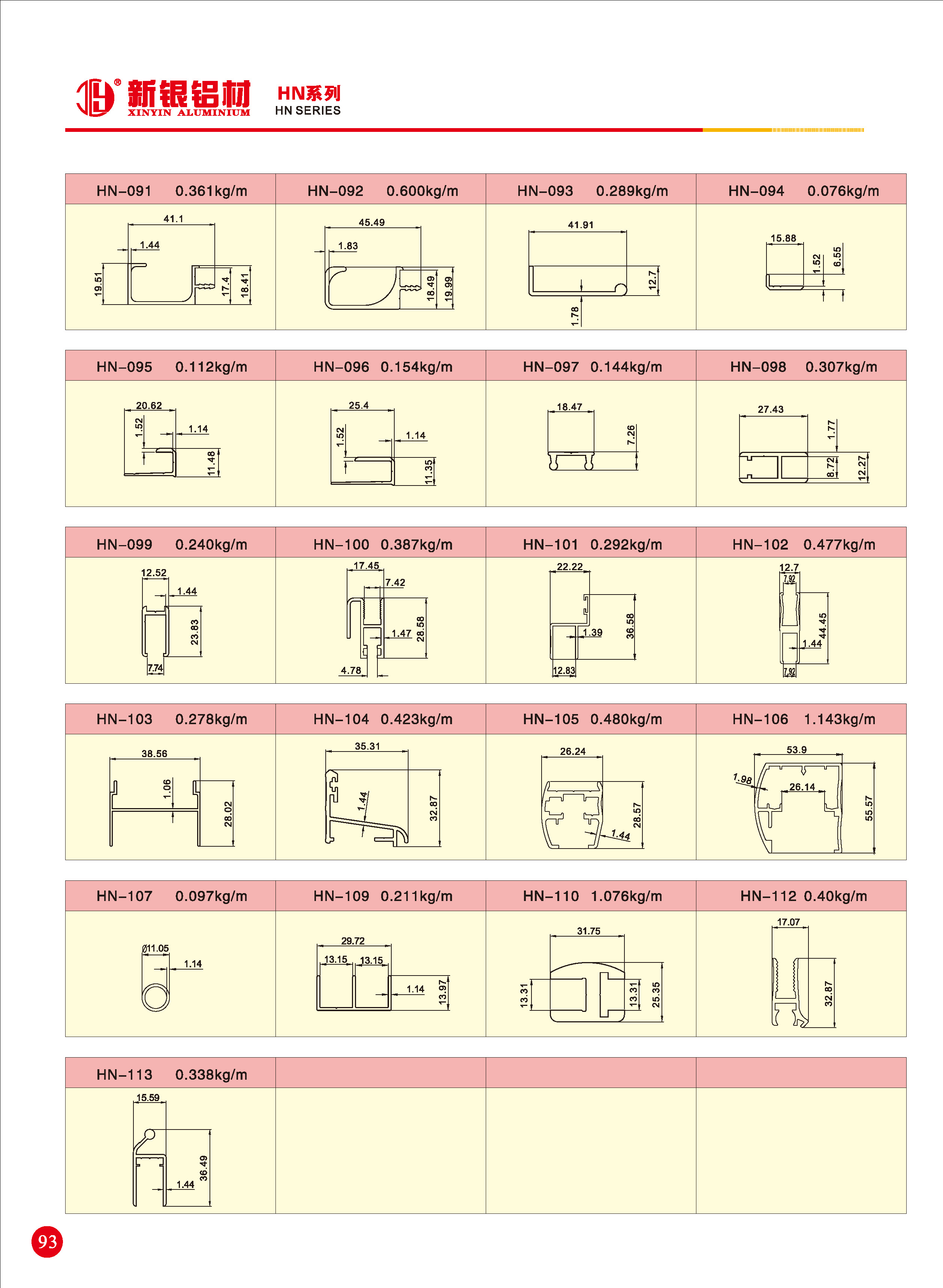 新银HN系列